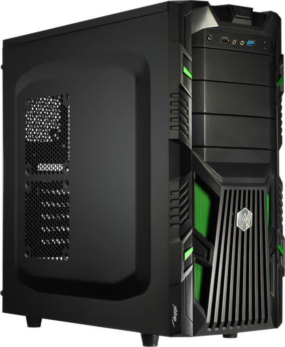 Akyga AKY007BG 1xUSB3.0 1xUSB2.0bez zasilacza (1xUSB 2.0, 1xUSB 3.0) (7x3.5, 1x5.25)
