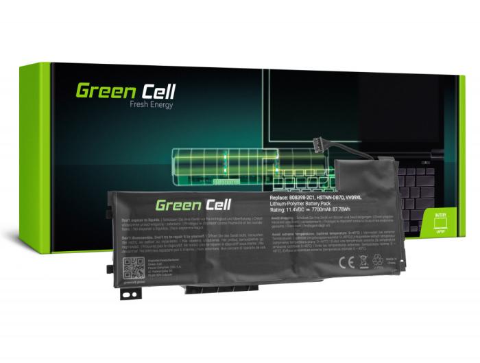 Green Cell bateria do HP ZBook 15 G3 G4, 11.4V 7700mAh [HP136]