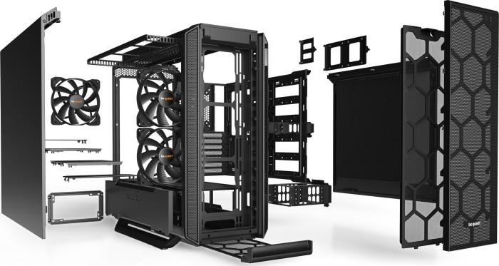 be quiet! Silent Base 802 Black ATX Midi bez okna (metal) (2xUSB 3.2 Gen1, 1xUSB 3.2 Gen1) (7x2.5, 3x3.5) [BG039]