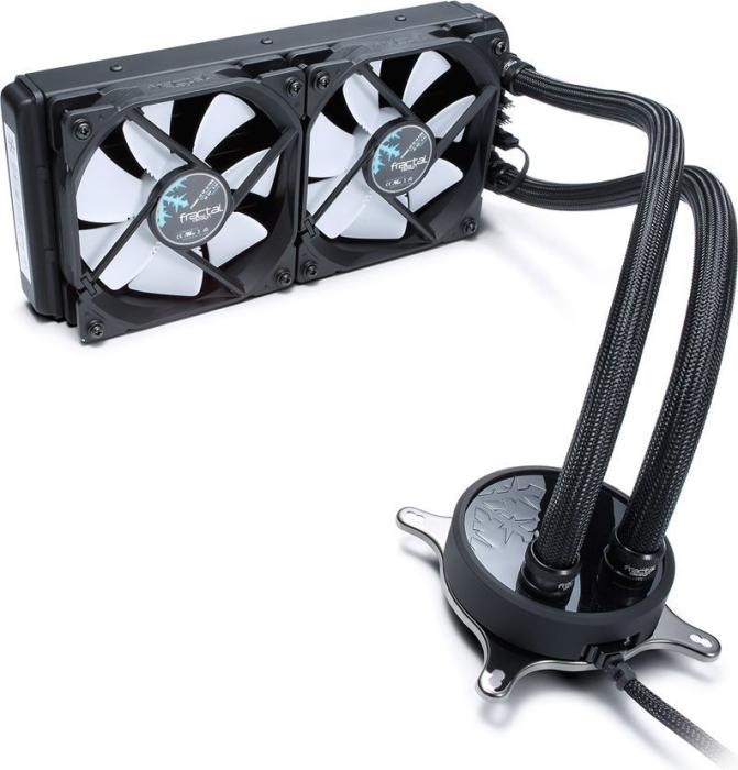 Fractal Design Celsius S24 Black (chłodzenie wodne) (2x120 mm, 4-pin PWM) [FD-WCU-CELSIUS-S24-BK]