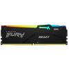 DDR5 16GB 6000 MHz Kingston Fury Beast Black RGB XMP CL30 30-36-36 1.4V [KF560C30BBA-16]