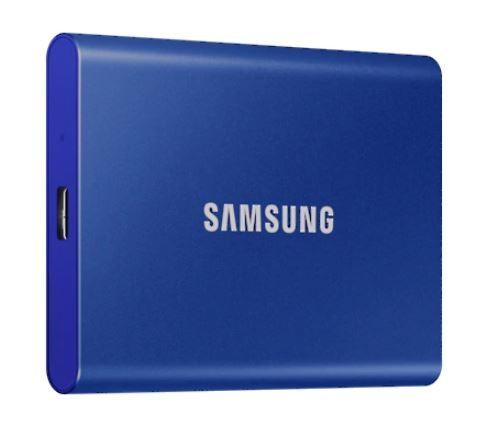 Samsung Portable T7 500GB SSD USB-C Gen2 (1050/1000MB/s) (niebieski) [MU-PC500H/WW]
