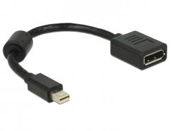 Delock adapter mini DisplayPort (M) 1.2 / DisplayPort (F) 4K [65554]