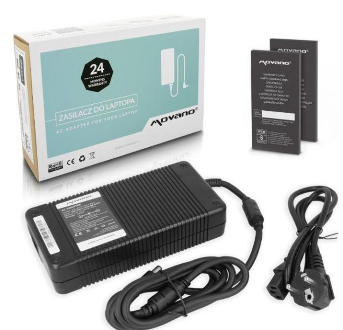 Zasilacz Movano 19.5v 16.92a (7.4x5.0 pin) 330W do Acer