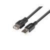Lanberg Przedłużacz kabla USB 2.0 AF/AM (1.8 m) [CA-USBE-15CU-0010-BK]