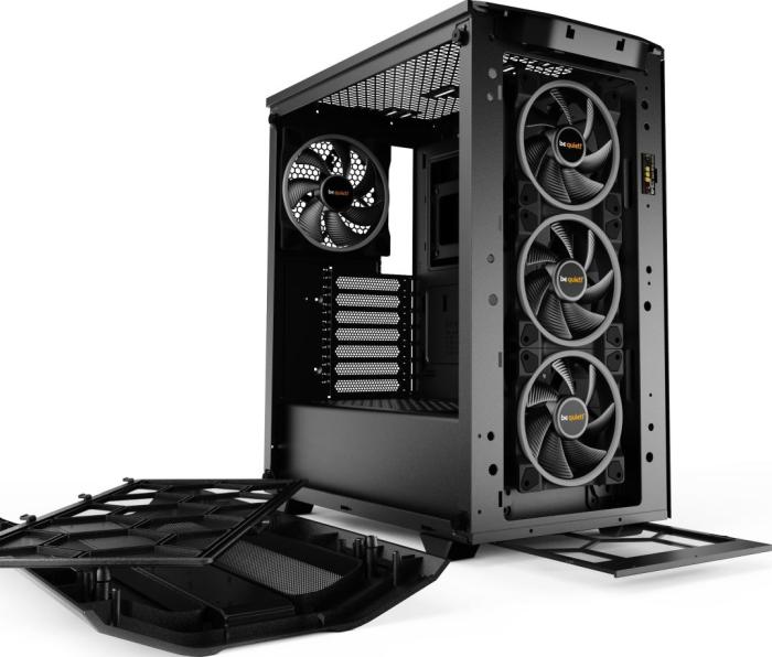 be quiet! Pure Base 500 FC Black ATX Midi (szkło hartowane) (1xUSB 3.2 Gen1, 1xUSB-C 3.2 Gen2) (4x2.5, 2x3.5) [BGW43]