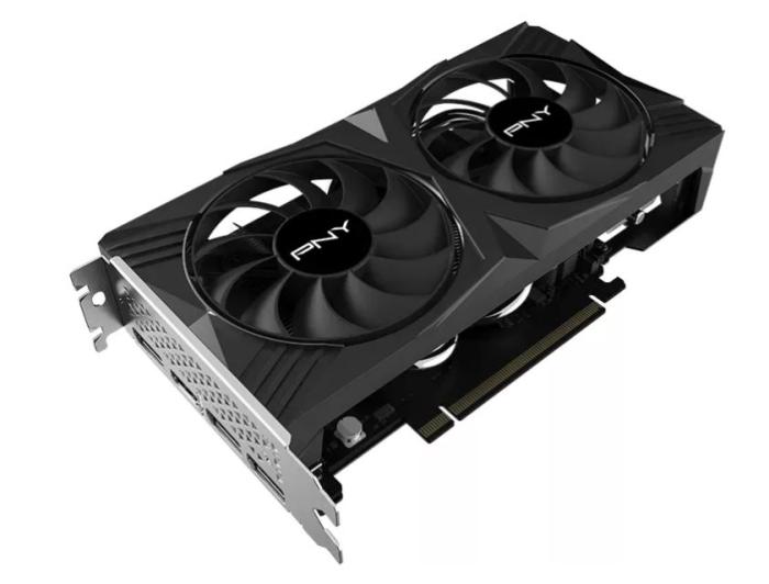 GeForce PCI-E RTX4060 PNY 8GB GDDR6 Verto Dual Fan [VCG40608DFXPB1] (1xHDMI 2.1a, 3xDP 1.4a) (128-bit, PCI-E 4.0)