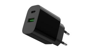 Ładowarka sieciowa Gembird PD USB QC3.0 Type-C 20W (czarny) [TA-UC-PDQC20-01-BK]