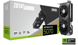 GeForce RTX5070 Zotac 12GB GDDR7 Twin Edge [ZT-B50700E-10P] (1xHDMI 2.1b, 3xDP 2.1b) (192-bit, PCIe 5.0)