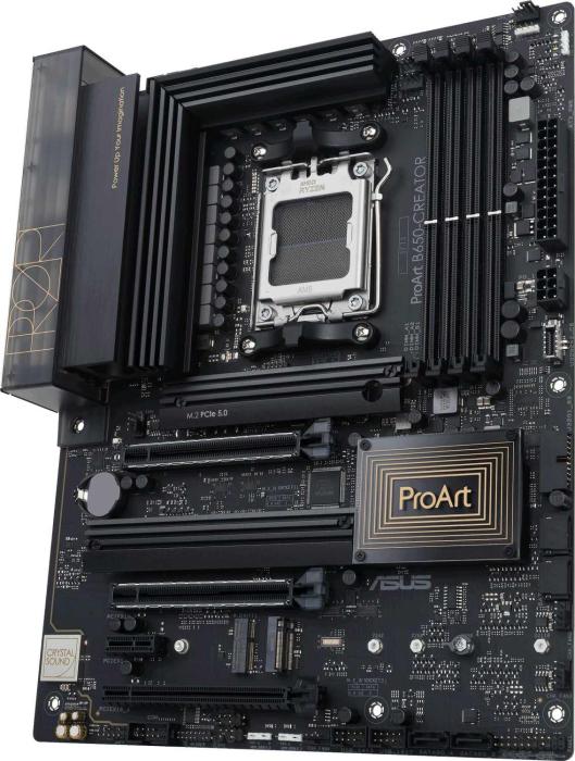 Asus PROART B650-CREATOR (AMD B650) [AM5, 4xDDR5 do 7600MHz, (HDMI 2.1, DP 1.4) (3xM.2, 2xPCIe 4.0 x16, 1xPCIe 4.0 x16 (x4), 1xPCIe 4.0 x1), ATX]