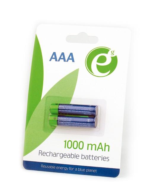 Gembird akumulatory AAA 1000 mAh Ni-MH (2 szt.) [EG-BA-AAA10-01]