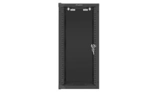 Lanberg szafa rack wisząca 10 12U 280X310 drzwi szklane (czarny) [WF10-2312-10B]