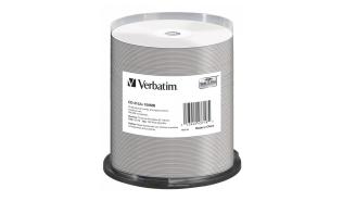 CD-R Verbatim 700MB x52 Thermal Printable Cake*100 [43718]