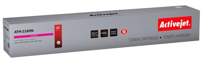 ATM-216MN - toner Activejet ATM-216MN (zamiennik Konica Minolta TN216M; Supreme; 26000 stron; czerwony) (Konica Minolta Bizhub C220, C280, C360)