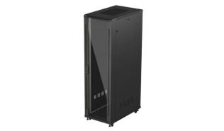 Lanberg szafa rack stojąca 19 42U 600x1000 drzwi szklane (czarny) [FF01-6042-12B]
