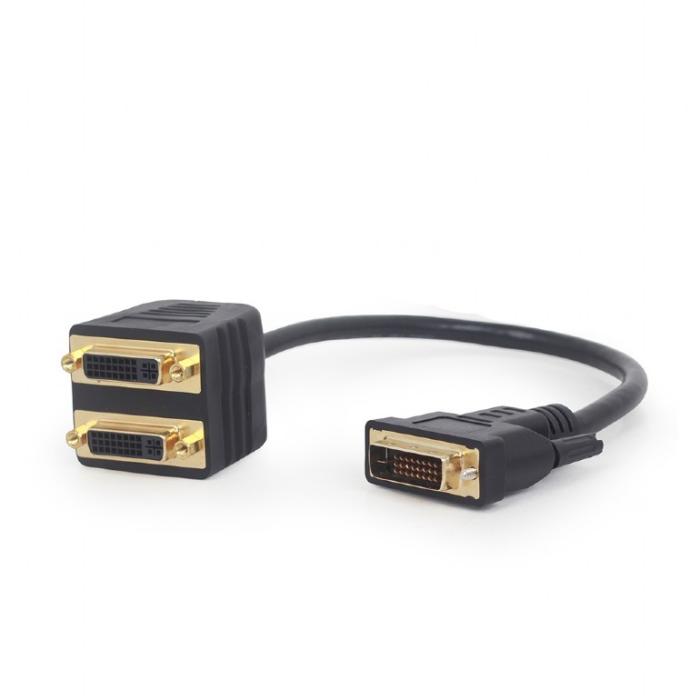 Gembird adapter DVI (M) / 2xDVI (F) (30 cm) [A-DVI-2DVI-01]