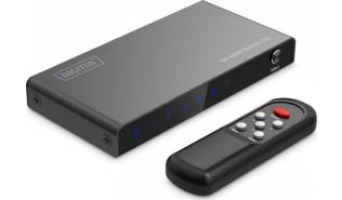 Digitus Splitter HDMI 3x1, 8K/60Hz (4:4:4) z HDR, 48 Gbps, HDCP 2.3 [DS-55333]