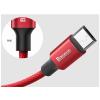 Baseus kabel ładowania i transmisji USB micro (M) / USB 2.0 (M) (1.5 m) (czerwony) [CAMYW-B09]