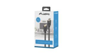 Lanberg Kabel HDMI M / HDMI M v1.4 CSS (1.0 m) [CA-HDMI-15CC-0010-BK]