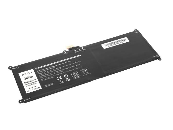 Mitsu bateria Dell Latitude 12 7275, XPS 12 9250 7.4V/7.6V, 3900mAh (30Wh) 2 ogniwa [BC/DE-9250]