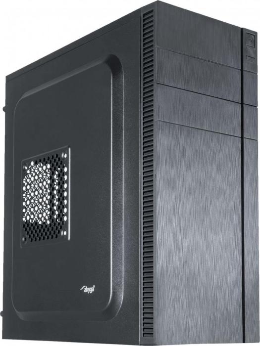 Akyga Micro ATX AK34BK 1xUSB 3.0, 1xUSB 2.0 czarna (1xUSB 2.0, 1xUSB 3.0) (2x2.5, 2x3.5, 1x5.25)