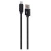 Gembird kabel USB-C Type-C (M) / Lightning (M) (1.8 m) czarny (w oplocie tekstylnym) [CCDB-MUSB2B-CMLM-6]