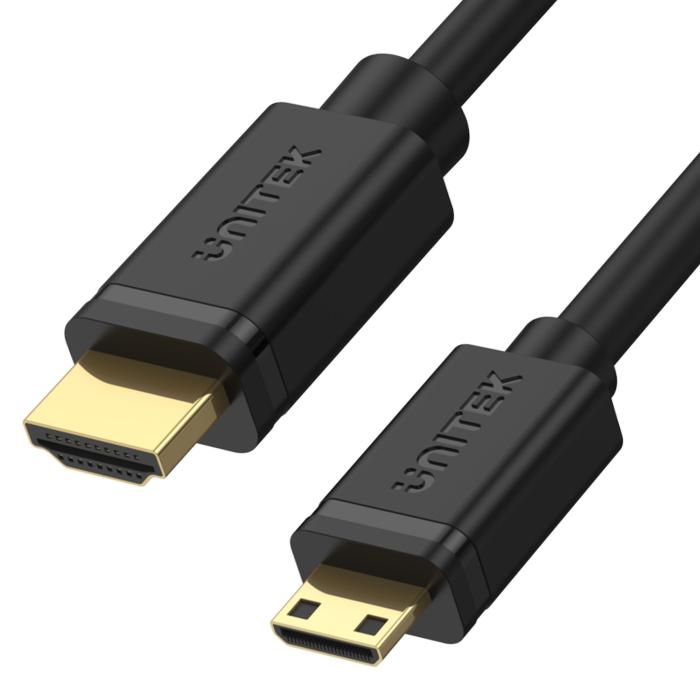 Unitek Kabel mini HDMI M / HDMI M v2.0 4K 60Hz (2.0 m) [Y-C179]