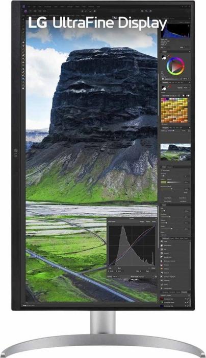 27’’ LG 27UQ850-W (IPS LED, 3840x2160, 400, 5ms, 60Hz) (2xHDMI, DP, 2xUSB-3.0, USB-C, Audio) pivot, głośniki (2x5W), czarny