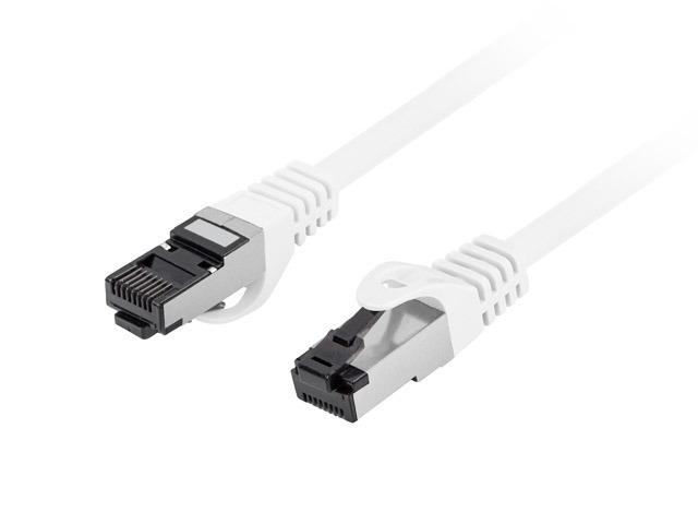 Lanberg (5.0m) Kabel sieciowy (Patchcord) kat.8.1 S/FTP LSZH CU Fluke Passed (biały) [PCF8-10CU-0500-W]