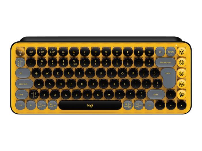 Logitech Wireless Pop Keys Black/Yellow (mechaniczna) (czarno-żółty) [920-010735]