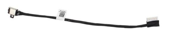 Gniazdo zasilania z kablem do wtyczki 4.5x3.0mm do notebooków Dell Inspiron 5565 5566 5567 5765 5767 / 6Pin dł. 180mm [DC30100YN00 0R6RKM]