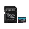 Secure Digital 256GB Kingston Micro SDXC CANVAS Go Plus A2 U3 V30 Class 10 + adapter (170/90MB/s) [SDCG3/256GB]