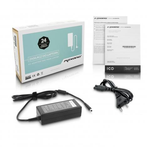 GreenCell zasilacz do laptopa DELL 19.5V / 3.34A / 65W z wtyczką 4.5x3.0mm + pin [DEL195334C, AD75A]