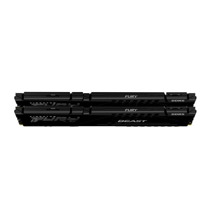 DDR5 64GB (2x32GB) 6000 MHz Kingston Fury Beast Black EXPO AMD, XMP 3.0 CL36 36-38-38 1.35V [KF560C36BBEK2-64]
