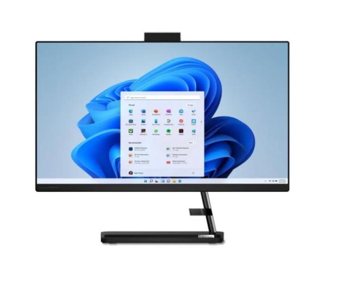 Komputer All-in-One LENOVO IdeaCentre 3-24IAP7 [F0GH01DCPB] 8-Core i5-12450H/24 1920x1080 matowa/16GB DDR4/512GB SSD/UHD/Win11Home (czarny)