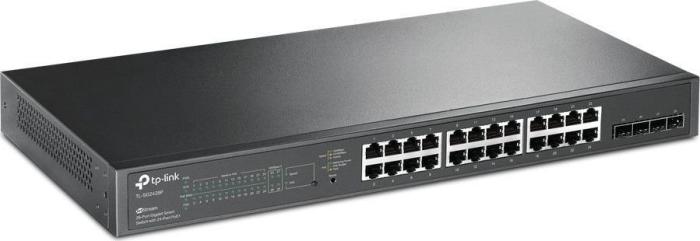 TP-Link Switch JetStream 28-Port Gigabit Smart Switch with 24-Port PoE+ 4x Gigabit SFP Slots 250W PoE budget [TL-SG2428P]