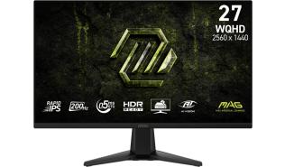 (27) MSI MAG 275QF E20 (IPS, 2560 x 1440, 1200, 0.5ms, 115%sRGB, 200Hz) (2xHDMI 2.0b, 1xDP 1.4a)  czarny