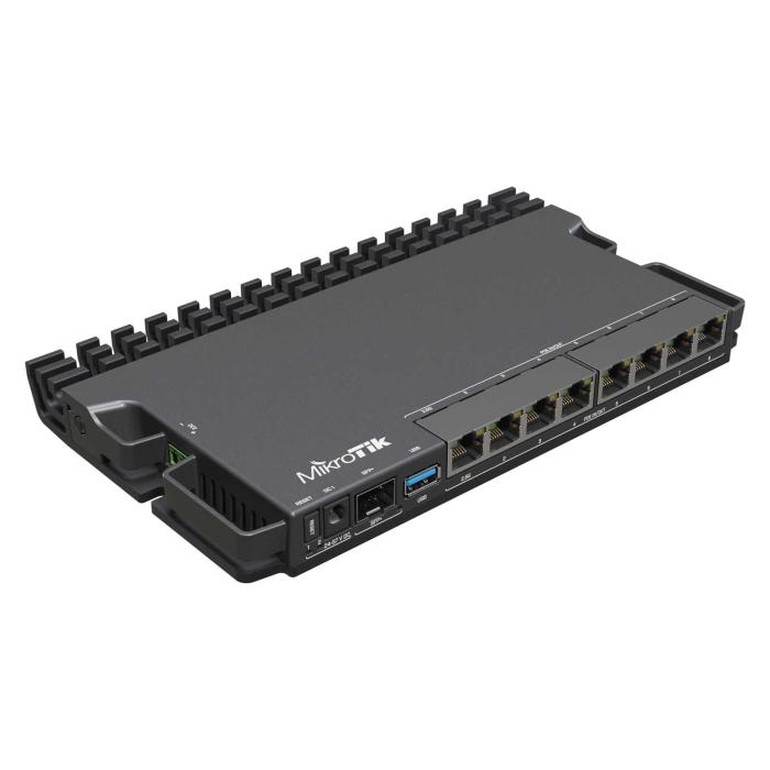 MikroTik Router 7x1GbE 1x2,5GbE 1x10GbE SFP+ PoE [RB5009UPR+S+IN]