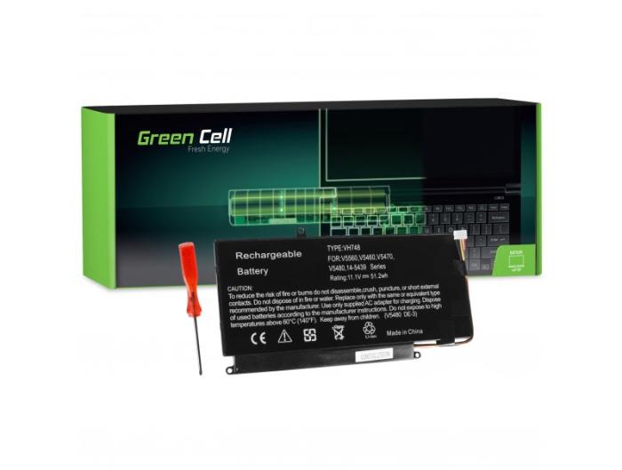 Green Cell bateria do Dell Vostro 5460 5470 5480 5560, 11.1V 4500mAh [DE105]