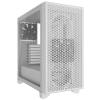 Corsair 3000D Tempered Glass Mid Tower White (szkło hartowane) (2x USB 3.0) (2x2.5, 2x3.5) [CC-9011252-WW]
