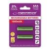 Esperanza akumulatory AAA 1000 mAh Ni-MH (2 szt.) (zielony) [EZA101G]