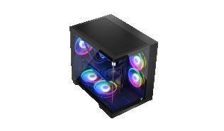 Modecom Volcano Panorama APEX ARGB 5F MIDI (czarny)