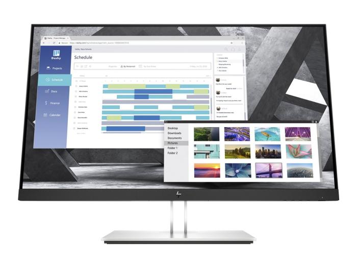 27’’ HP E27q G4 (IPS LED, 2560x1440, 250, 5ms, 60Hz) (DP, HDMI, 5xUSB 3.2, VGA) vesa, pivot, czarny [9VG82AAABB]