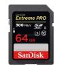 Secure Digital 64GB Sandisk SDXC Extreme Pro UHS-II (300/260MB/s) [SDSDXPK-064G-GN4IN]
