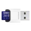 Secure Digital 256GB Samsung Micro SDXC Pro Plus Class 10 UHS-I U3 A2 + czytnik (160/120MB/s) [MB-MD256KB/WW]
