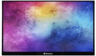 (14) Verbatim PM-14 Portable [49590] (IPS, 1920x1080, 250, 6ms, 60Hz) (1xHDMI 1.4, 2xUSB-C 2.0, 1xUSB-B 2.0, Audio) czarny