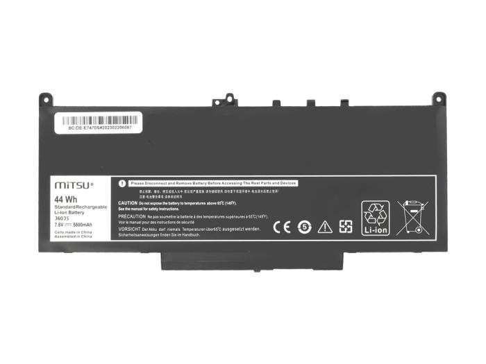 Mitsu bateria Dell Latitude E7270, E7470 7.4V/7.6V, 5800mAh (44Wh) 4 ogniwa [BC/DE-E7470S]
