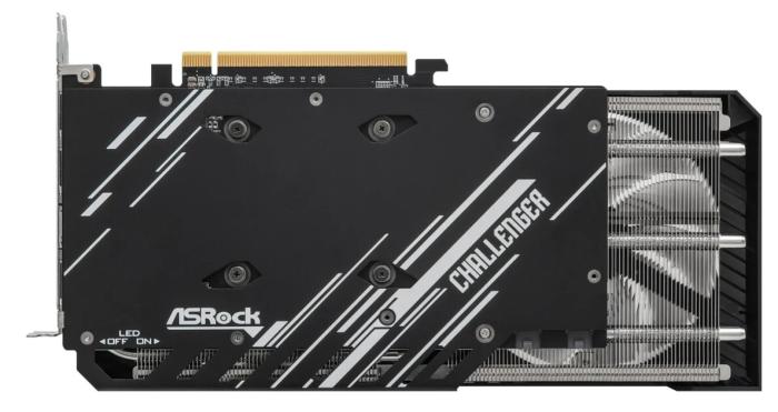 Radeon RX 7600XT Asrock 16GB GDDR6 Challenger OC [RX7600XT CL 16GO] (1xHDMI 2.1, 3xDP 1.4a) (128-bit, PCI-E 4.0)