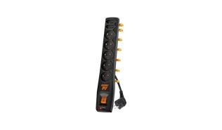 Acar P7 automat (3.0m) 7 gniazd (czarny) [W0115]