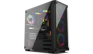 Krux Leda RGB (szkło hartowane) (2xUSB 2.0, 1xUSB 3.2 Gen1) (3x2.5, 2x3.5/2.5) [KRX0007]